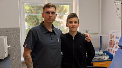 13-річний Віктор у лікарні