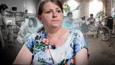Багатодітна мати з Чернігівщини вчиться ходити на протезі та повернулася до ведення блогу