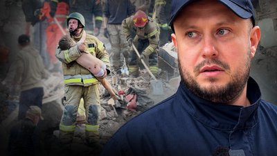 Атака на Прилуки: рятувальник Павло Левченко дістав з-під завалів 5-річну Зоряну і її маму