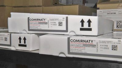На Волинь привезли майже 13 тисяч доз вакцини Comirnaty/Pfizer На Волинь привезли майже 13 тисяч доз вакцини Comirnaty/Pfizer