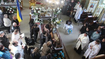 На Тернопільщині, похорон, Ігоря Войцехівського На Тернопільщині, похорон, Ігоря Войцехівського