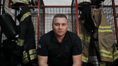 Рятувальник із Харкова Володимир Силенко
