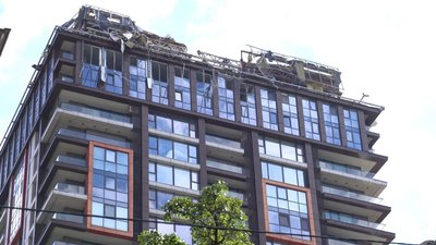 Житловий комплекс, Новодворянський, Дніпро ракетний удар, відновлення