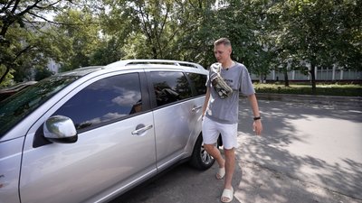 Чернігівець Олексій з позивним "Сокіл", який отримав поранення на фронті