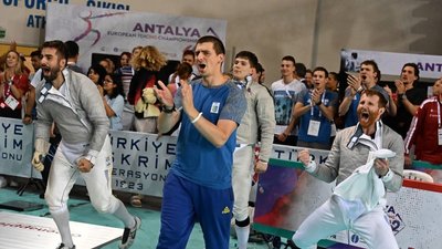 Чоловіча збірна України вдруге в історії пройшла до фіналу Євро з фехтування на шаблях