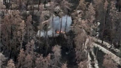 Волинські тероборонівці з допомогою дрона знищили бліндаж російських військових