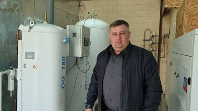 У лікарні на Житомирщині відкрили кисневу станцію вартістю більше мільйона гривень
