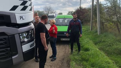 У Болехові на Франківщині люди перекрили дорогу Стрий-Мамалига У Болехові на Франківщині люди перекрили дорогу Стрий-Мамалига
