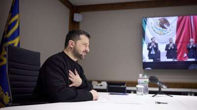 Президент України Володимир Зеленський, звернення до парламенту Мексики, квітень 2023