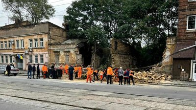 обвал стіни в Одесі