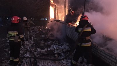 На Львівщині під час пожежі у військовій частині загинув офіцер, ще один отримав опіки На Львівщині під час пожежі у військовій частині загинув офіцер, ще один отримав опіки