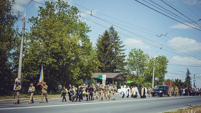 У Тернополі попрощалися із бійцем Валентином Крулевським У Тернополі попрощалися із бійцем Валентином Крулевським