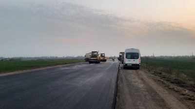 Ремонт на об’їзній ділянці дороги м. Городок
