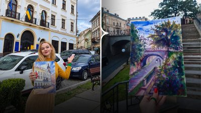 Художниця Юлія Яковєва, яка малює Чернівці
