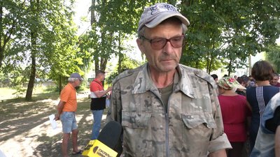 Житель села Ягідне на Чернігівщині Микола Климчук Житель села Ягідне на Чернігівщині Микола Климчук