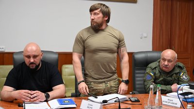 Командир 107-ї Чернівецької бригади тероборони Денис Перч