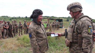 На Сумщині відбулись навчання військових На Сумщині відбулись навчання військових