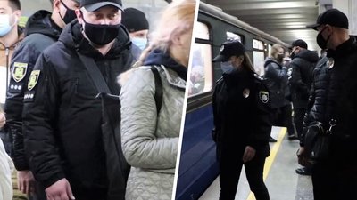 Чи носять маски пасажири метро: харківські поліцейські влаштовують рейди у вагонах