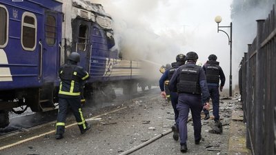 Російський БпЛА атакував залізницю у Луцьку
