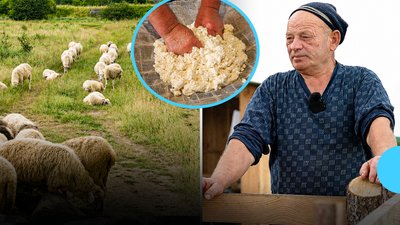 Копчена овеча бринза