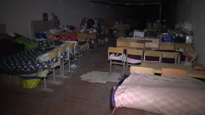 Жителі підвал сховище Велика Новосілка Донецька область обстріли Жителі підвал сховище Велика Новосілка Донецька область обстріли