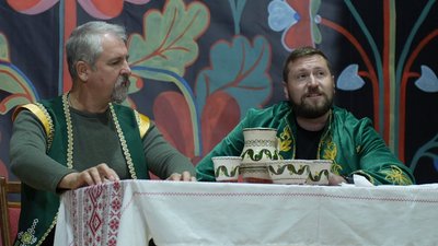 Репетиція вистави "Мартин Боруля" за п’єсою Івана Карпенка-Карого