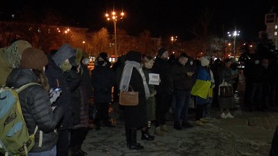 У Полтаві влаштували акцію на підтримку Сергія Стерненка