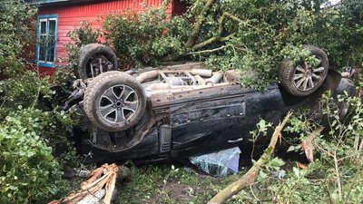 На Волині автомобіль злетів з дороги і протаранив паркан будинку. Травмована пасажирка в лікарні На Волині автомобіль злетів з дороги і протаранив паркан будинку. Травмована пасажирка в лікарні