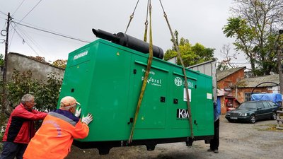 Одеська область отримала п'ять потужних генераторів для медзакладів