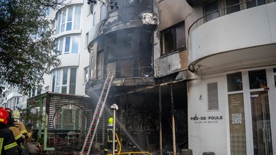 Наслідки пожежі у кафе на вулиці Львівській в Одесі, 3 вересня 2026 року