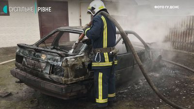 На Рівненщині у авто вибухнув газовий балон На Рівненщині у авто вибухнув газовий балон