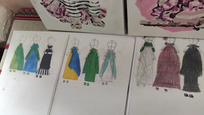 Ескізи суконь Дарини Завірюхіної