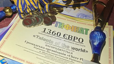 Чирлідерки з Хмельниччини поїдуть на конкурс до Болгарії