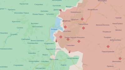 Западне на мапі