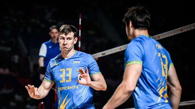 Збірна України з волейболу у матчі проти Болгарії в Лізі націй