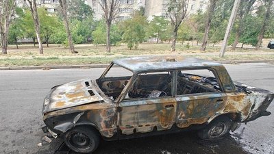 Підпал авто, затримали чоловіка, поліція, батько, донька, кримінал, підозра