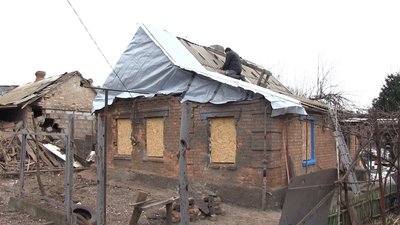обстріл, Нікополь, будинок