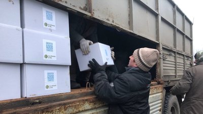 Миколаївські волонтери привезли 10 тонн гуманітарної допомоги в села Херсонщини