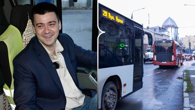 Максим Марчук водій автобусного маршруту №9 у Чернівцях