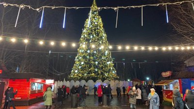 Закриття ялинки у Вінниці Закриття ялинки у Вінниці
