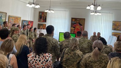 Виставка про прикордонників Виставка про прикордонників