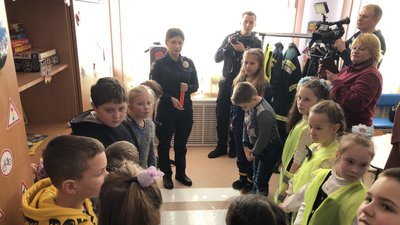 У Щербанівській громаді на Полтавщині відкрили "Клас безпеки" для школярів У Щербанівській громаді на Полтавщині відкрили "Клас безпеки" для школярів