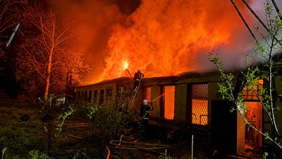 Атака РФ на Ізмаїл 2 травня 2026 року, порт, пожежа
