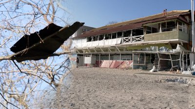 Наслідки російської атаки на Одесу, пляж Ланжерон