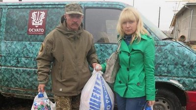 Галина Батюк з Ігорем Чернецьким у "Бандерівському Схроні" Галина Батюк з Ігорем Чернецьким у "Бандерівському Схроні"