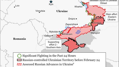 Наступ РФ на Донбасі досягне кульмінації найближчими тижнями — ISW
