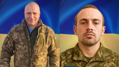 Полеглі військові з Буковини Микола Івануц та Максим Колесников