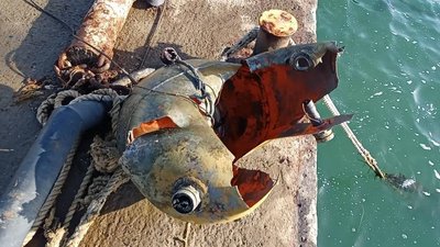 Поблизу Чорноморська підірвуть морську міну, яку не могли знешкодити через погоду Поблизу Чорноморська підірвуть морську міну, яку не могли знешкодити через погоду