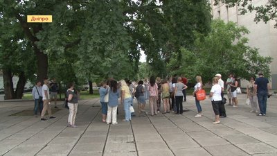 У Дніпрі влаштували акцію протесту щодо висунення Максима Бужанського на посаду міського голови У Дніпрі влаштували акцію протесту щодо висунення Максима Бужанського на посаду міського голови