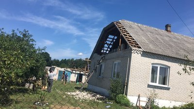 У громаді на Волині півсотні обійсть зазнали збитків від негоди